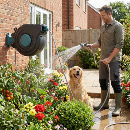 Retractable Garden Hose Reel